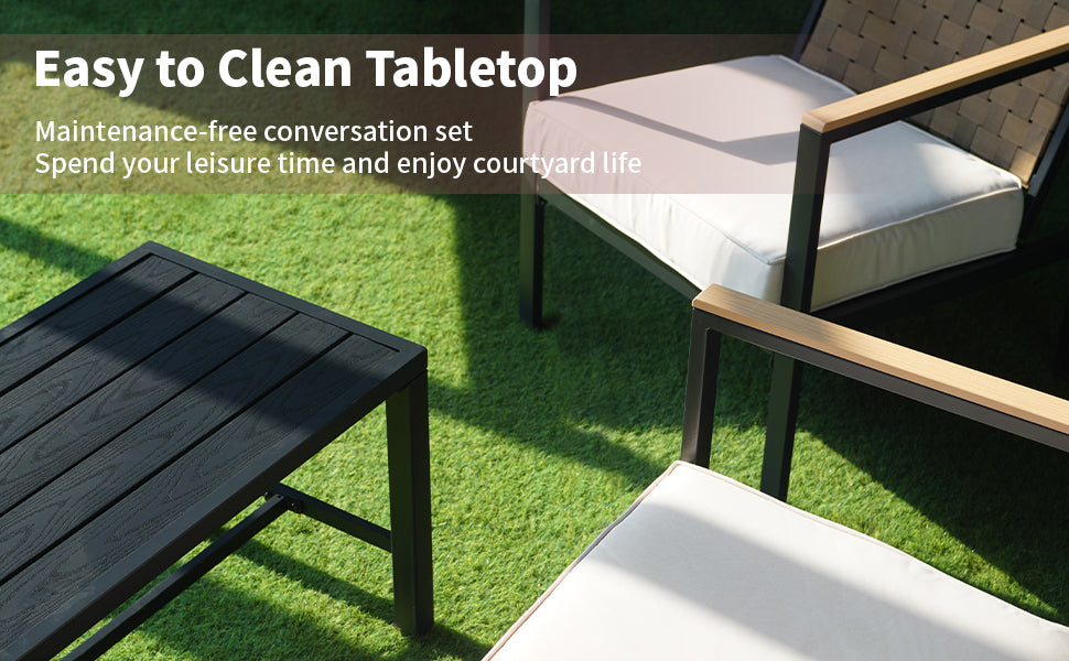 Nadadi-4Piece-Patio-Furniture-Set-Garden-dining-sofa-set-1A-easy-to-clean-tabletop